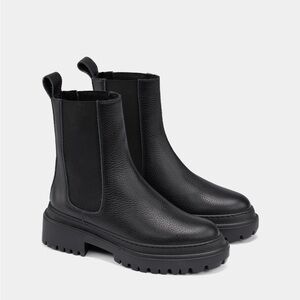 Maguire Cortina Sheepskin Lined Leather Chelsea Boots
